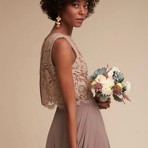 Jenny Yoo X BHLDN | Lace Overlay Top - Picture 10 of 11